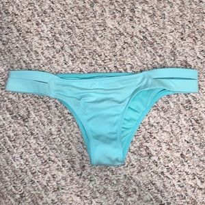 Blue bikini bottoms